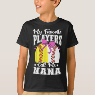 T-shirt Vendre Grand-mère Favori Softll Vendre Joueurs Nan