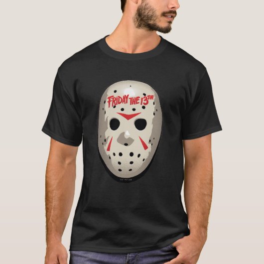 T-shirt Vendredi 13 | Graphique de masque de hockey (Devant)