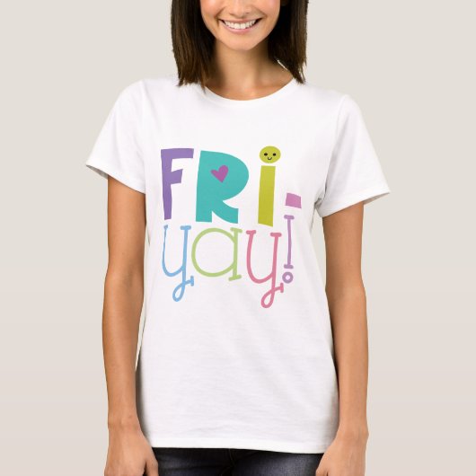 T-shirt Vendredi ! Enseignant (Devant)