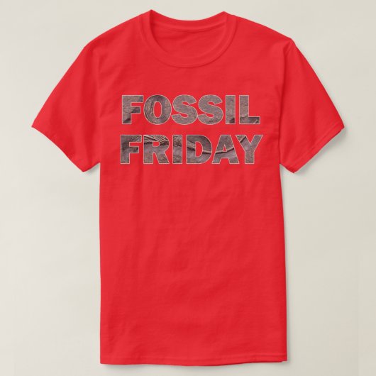 T-shirt Vendredi fossile classique 6 (Design devant)