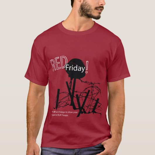 T-shirt Vendredi rouge (Devant)