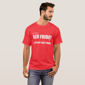 T-shirt Vendredi rouge (Devant entier)