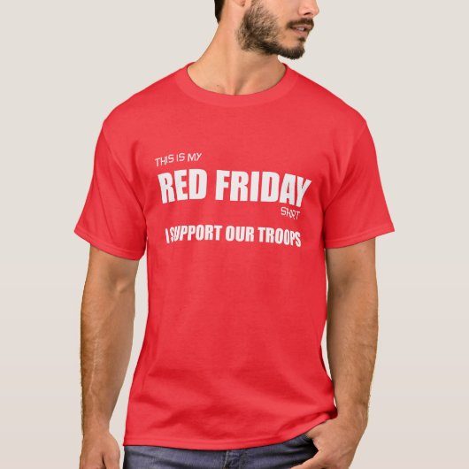 T-shirt Vendredi rouge (Devant)