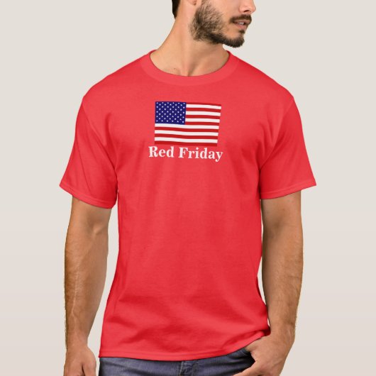 T-shirt Vendredi rouge (Devant)