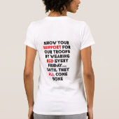 T-shirt Vendredi rouge (Dos)