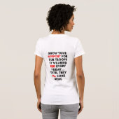 T-shirt Vendredi rouge (Dos entier)