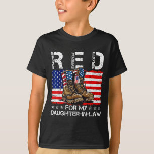 T-shirt Vendredi rouge pour belle-fille rappelez-vous tout