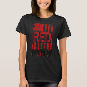 T-shirt Vendredi Rouge Se Souvenir De Tous Les Déployés Am