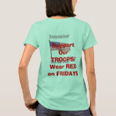 T-shirt Vendredis rouges (Dos)