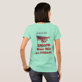 T-shirt Vendredis rouges (Dos entier)