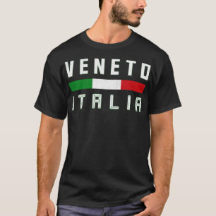 T-shirt Veneto Italia Région Italienne Typographie Design