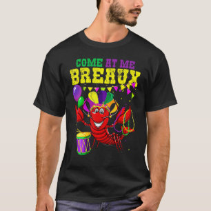 T-shirt Venez À Me Breaux Crawfish US Drapeau Mardi Gras C