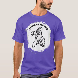 T-shirt Venez à Me Bro Funny Gorilla Gym et fêtes Design