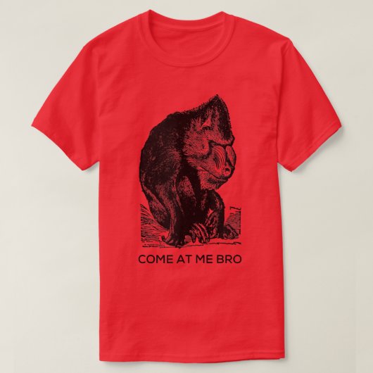 T-shirt Venez à Me Bro Funny Gorilla Gym et fêtes Design (Design devant)