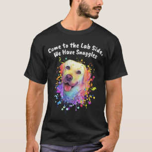 T-shirt Venez au Lab Side Nous avons des lunettes Labrador