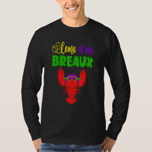 T-shirt Venez Au Me Breaux Classique Crawfish Avec Masque