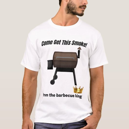 T-shirt Venez chercher cette fumée (Devant)