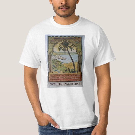 T-shirt venez en Palestine (Devant)