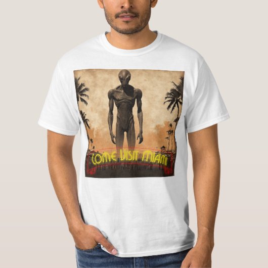 T-shirt Venez visiter Miami (Devant)