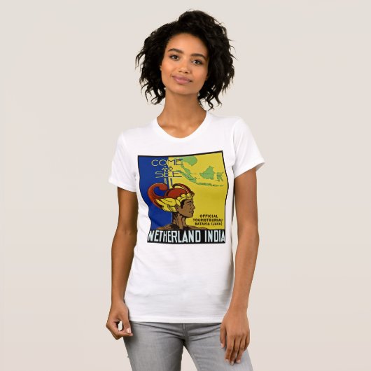 T-shirt Venez voir Pays-Bas Inde (Devant entier)