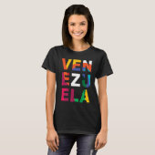 T-shirt Venezuela coloré (Devant entier)