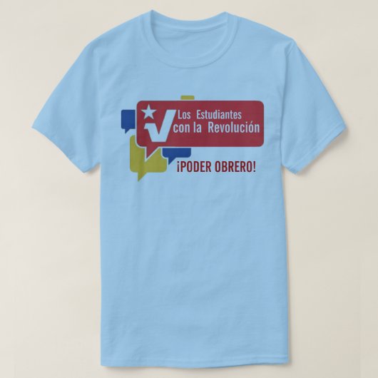T-SHIRT VENEZUELA DE LA PUISSANCE DES TRAVAILLEURS (Design devant)