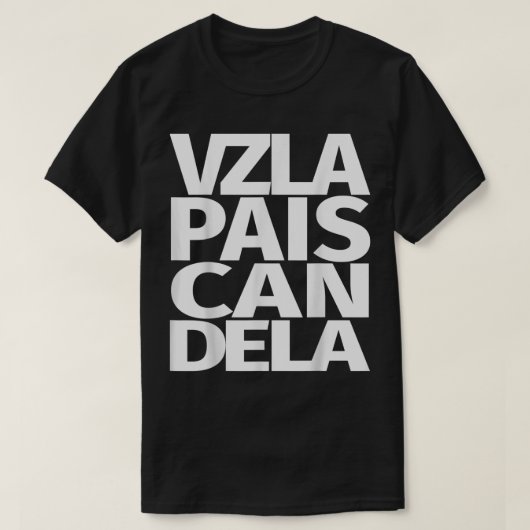 T-shirt Venezuela Pais Candela Venezuela (Design devant)