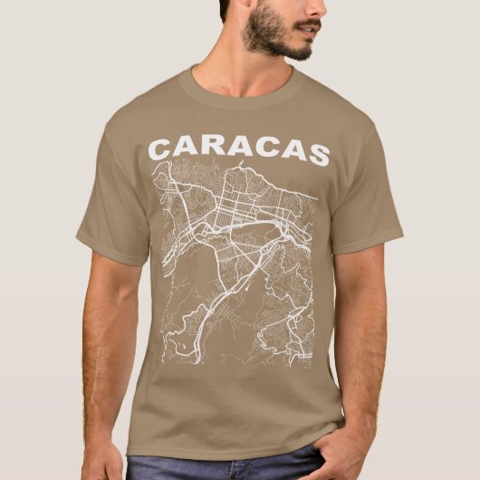 T-shirt Venezuela Souvenir Caracas City Street gift (Devant)