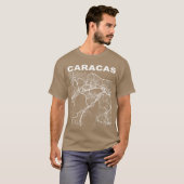 T-shirt Venezuela Souvenir Caracas City Street gift (Devant entier)