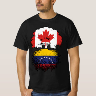 T-shirt Venezuela Venezuela Canada vénézuélien racines d'a