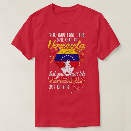 T-shirt Venezuelan Girl (Design devant)