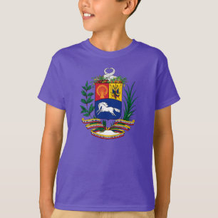 T-shirt vénézuélien portant un blason
