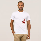 T-shirt vengeance du crabe (Devant entier)