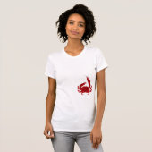 T-shirt vengeance du crabe rouge (Devant entier)