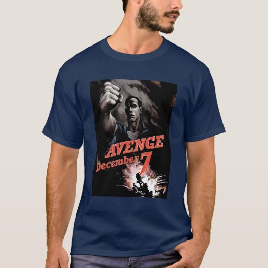 T-shirt Vengez le 7 décembre (Devant)