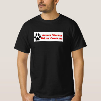T-shirt Vengez les loups Délistez Votez-les hors du Congrè