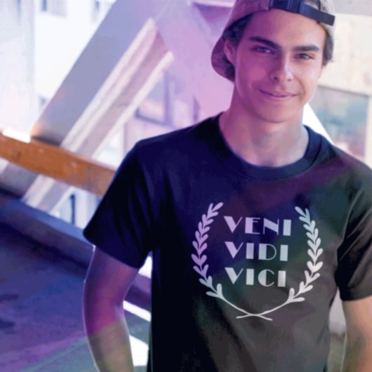 T-shirt Veni Vidi Vici Funny Gamer Athlète Gradué