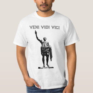 T-shirt Veni Vidi Vici Motivational César Citation Mens