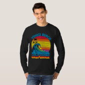 T-shirt Venice Beach Retro Throwback Surf & Beach Souvenir (Devant entier)