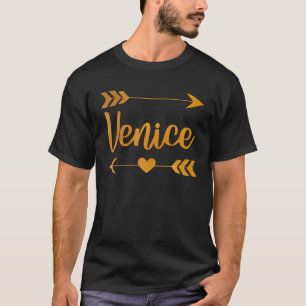 T-shirt VENICE FLORIDA Funny City Accueil Racines USA Femm