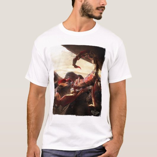 T-shirt Venin rouge de scorpion (Devant)