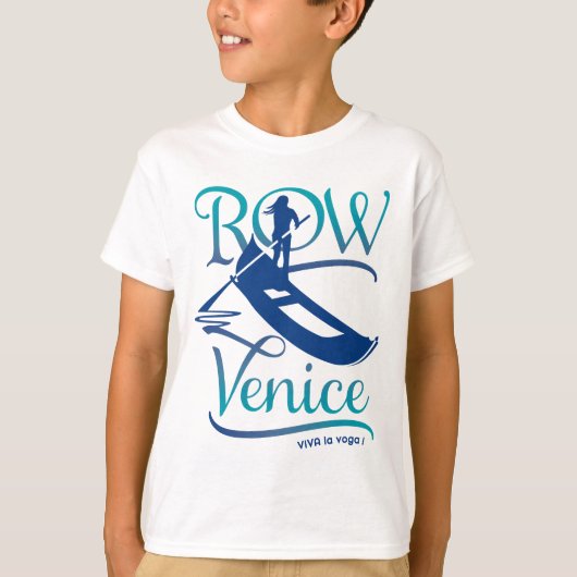 T-shirt Venise de rangée (Devant)