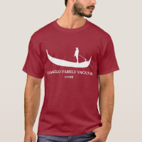 Venise Gondola Silhouette Personnalisée Personnali