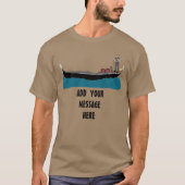 T-shirt Venise, Italie Gondola et Gondolier Italien T-Shir (Devant)