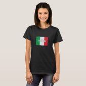T-shirt Venise Italie Ville avec drapeau italien (Devant entier)