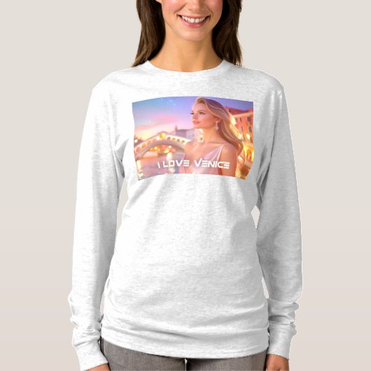 T-SHIRT VENISE - J'AIME VENISE - (Devant)