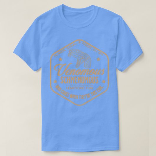 T-shirt Venomous Schmenomous Funny Herper Lover Venomous R (Design devant)
