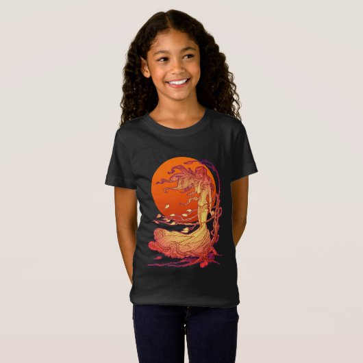 T-Shirt Vent d'Halloween (Devant entier)