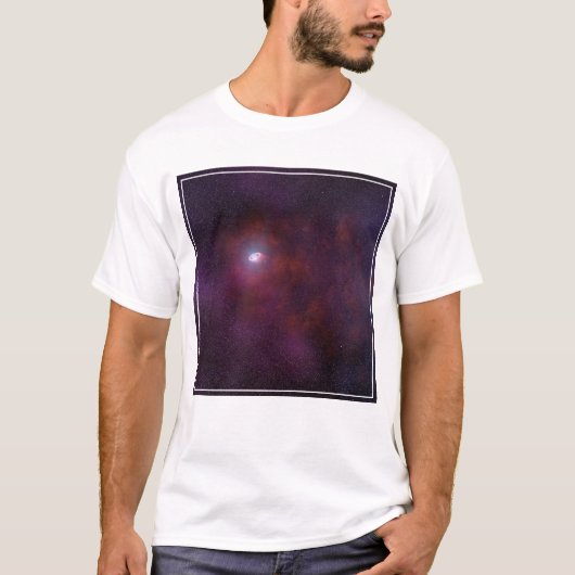 T-shirt Vent Pulsar D'Une Étoile Neutron. (Devant)