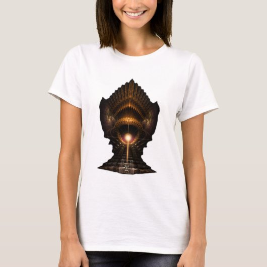 T-shirt Vent Storm Fractal Art ISO (Devant)